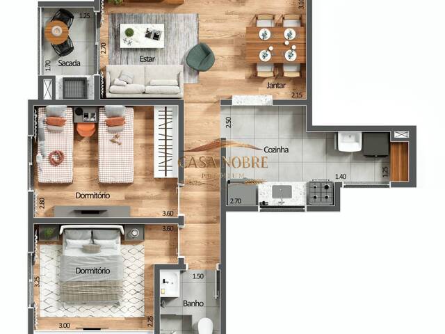 #3 - Apartamento para Venda em Tremembé - SP - 3