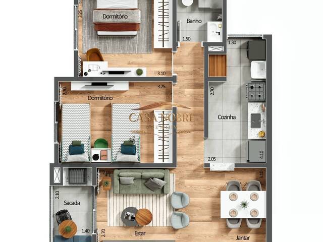 Apartamento para Venda em Tremembé - 4