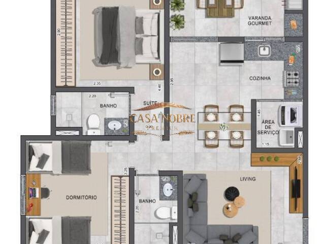 Apartamento para Venda em Taubaté - 4
