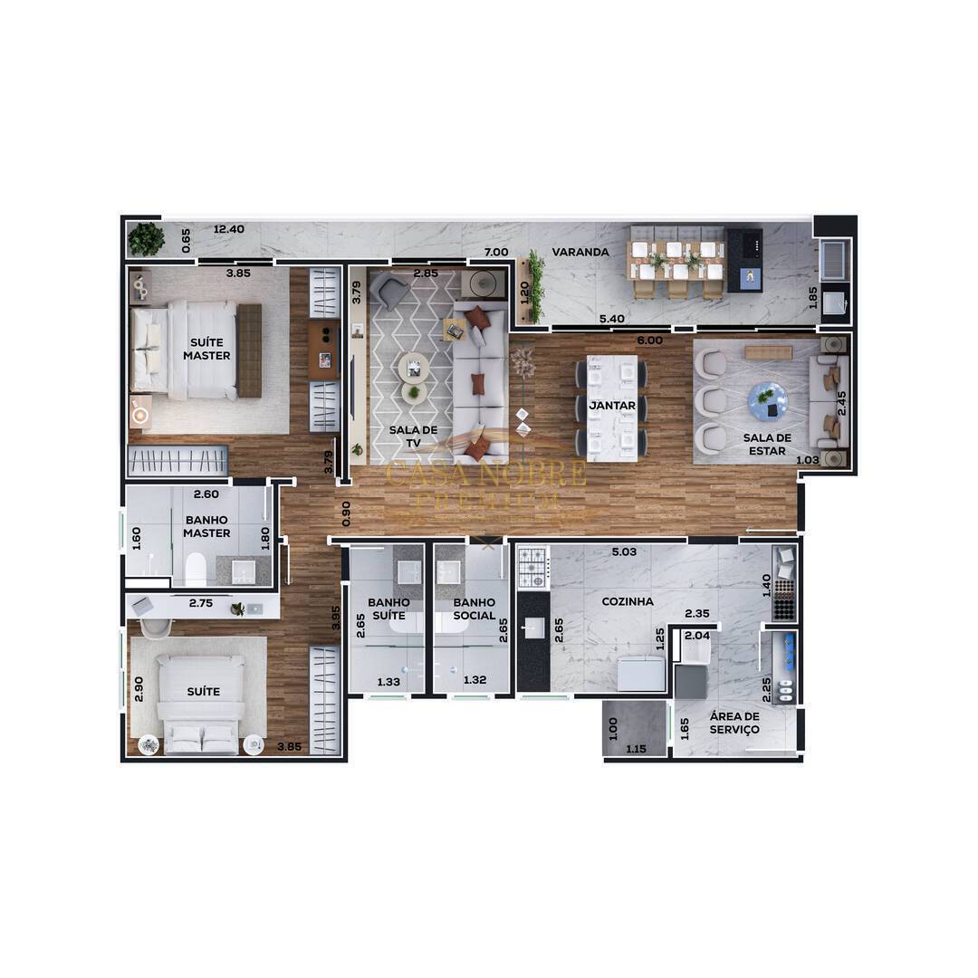 Apartamento, 3 quartos, 120 m² - Foto 18