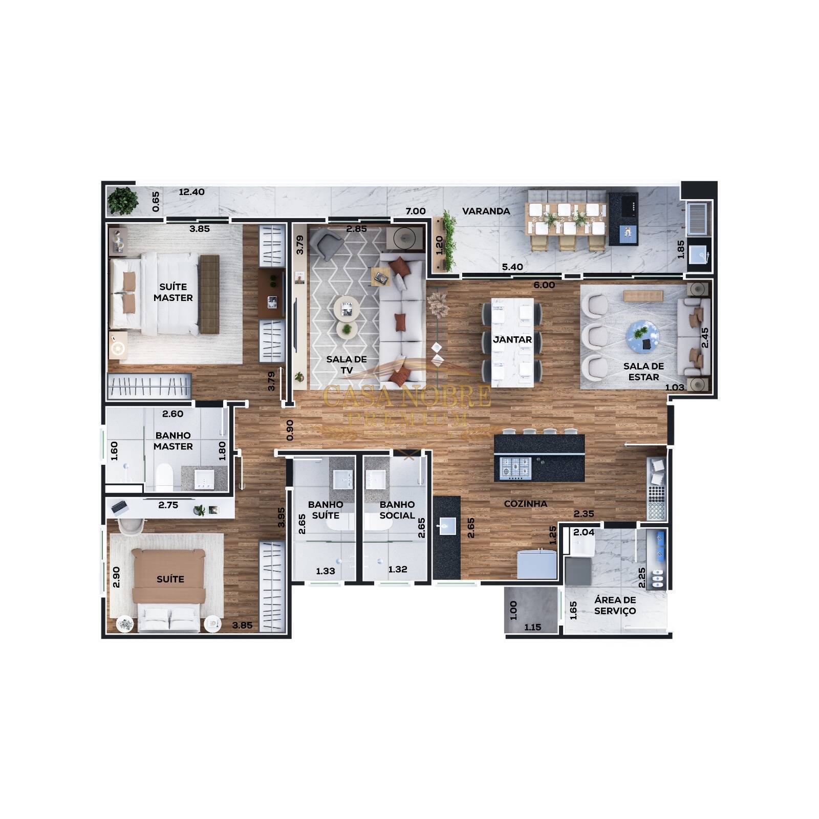 Apartamento, 3 quartos, 120 m² - Foto 21