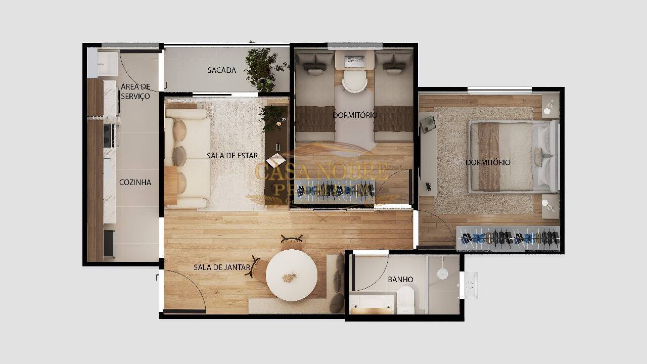 Apartamento, 2 quartos - Foto 17